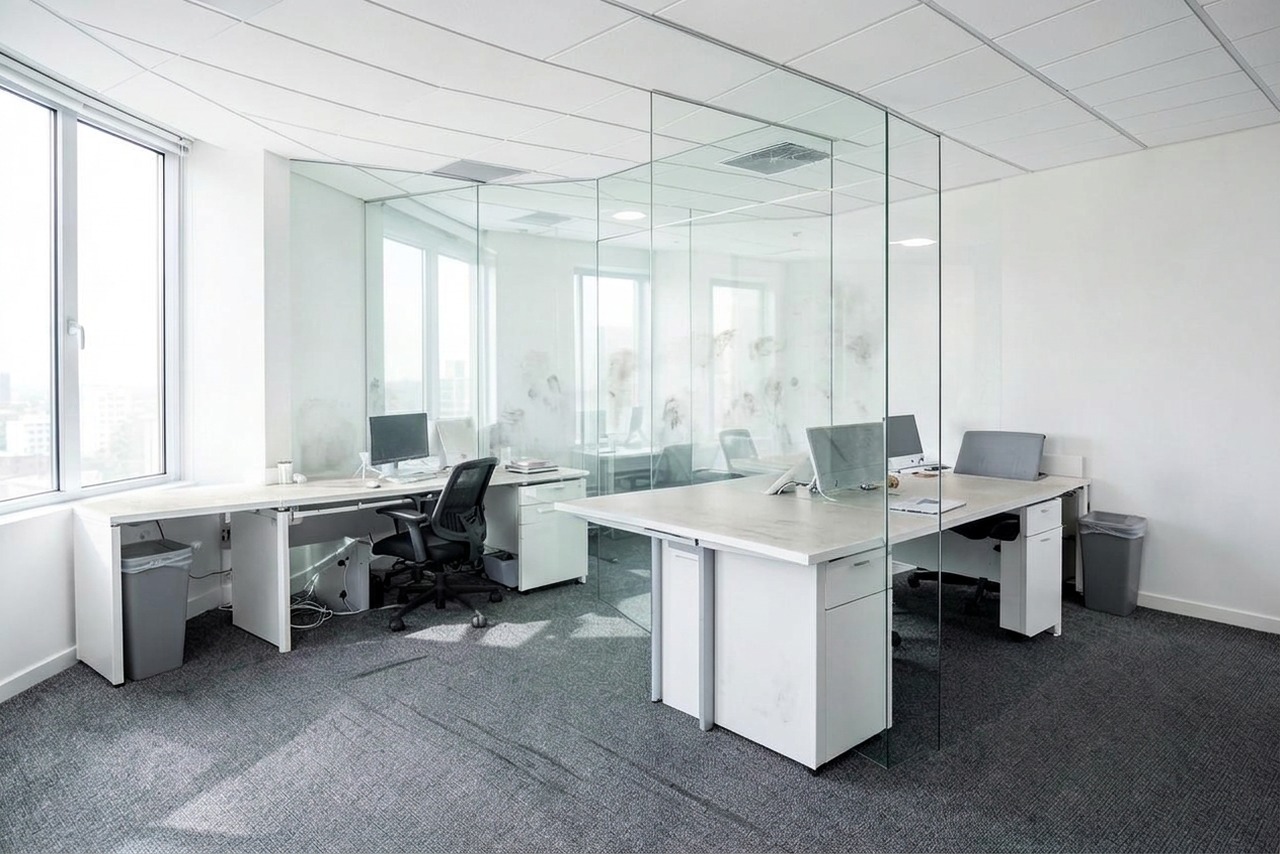 Büro – vor der Reinigung